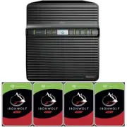 Synology DS423 NAS 2GB RAM 40TB (4x10TB) Seagate Ironwolf NAS Drives