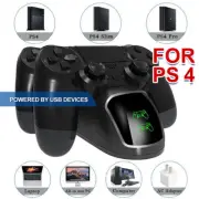 For PS4 Charger Controller LED Dual Charging Dock Stand 4 Shock