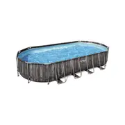 Bestway 7.32 x 3.66 x 1.22m Above Ground Pool Power Steel Oval Set