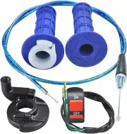 22mm 7/8 Throttle Handle Grips Cable Clamp On Off Switch for Coleman CT100U