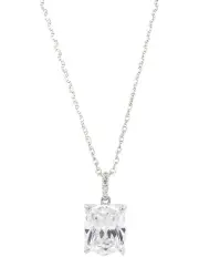[Georgini] Sydney Soire Elaine Cushion Cut Pendant in Silver