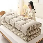Futon Japanese Floor Mattress Single Tatami Roll Up Mattress Single Japanese Floor Mattress Double Futon Mattress Single(C,1.2mx2m)