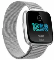 Fitbit Versa 2 Watch Band Milanese Stainless Steel Strap silver or multi 238mm