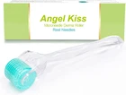 Angel Kiss Derma Roller REAL NEEDLE - 0.3Mm Microneedling Roller for Face Bod...