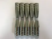 Genuine Binzel MIG Gas Nozzle MB15 Tapered (Pack 10) + FREE P&P