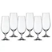 Bohemia Elegant and Timeless Design Lara Beer Glass 380mL Set of 6 Pieces