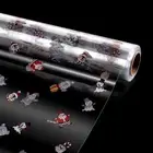 Christmas Cellophane Wrap Roll | Unfolded Width 32 inch x 100 FtSanta Claus P...