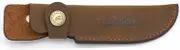 TOURBON Brown Leather Fixed Blade Knife Sheath With Snap Closure