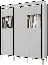 Portable Closet Portable Wardrobe Steel Closet Fabric Oxford Clothes Closet Detachable Wardrobe Closet for Hanging Saves Space Simple Closet Spacious