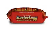 Pine Mountain StarterLogg Wrapped Firestarter, Pit BBQ, Camping, Fireplace,1 Log