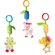 Baby Kids Rattles Toys Stroller Pram Toys Animal Clip Baby Crib Bed Hanging Bell