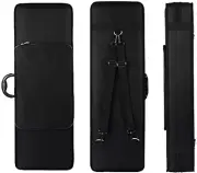 4/4 Full Size Violin Case Professional Oblong Violin Hard Case with Built-In Hyg