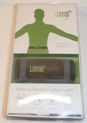 Lumo Back Posture and Movement Feedback Sensor System for smartphone NEW