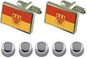 [Select Gifts] Shirt Dress Studs Potsdam City Germany Flag Cufflinks
