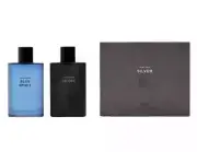 Zara Man Silver & Blue Spirit Eau De Toilette Men Fragrance 2x 90ml (3.04 Fl.oz)