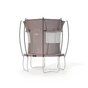 VULY Ultra 2 Small 9ft Trampoline with Enclosure - Round Kids Trampolines Bundle With Tent Wall and Shade Cover