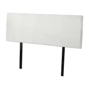 PU Leather Queen Bed Headboard Bedhead - White
