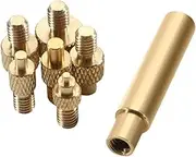 6x Insert Brass Nuts Set Hot Melt Knurled Threads 3D Printer Parts, Embedment Nuts Threaded Insert Insert Embedment Nut