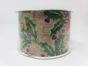 Christmas House Holly Burlap Ribbon