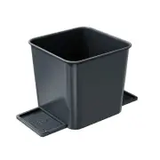 Car Trash Can Garbage Bin Waterproof Portable Organizer Cars Wastebasket Gray