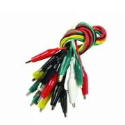 10 Pcs Clamp Wire Clip Double-ended Cable with Clips Wires