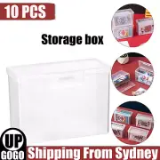 10PCS Playing Card Storage Box Clear Card Deck Case Organizers Game Card Storage