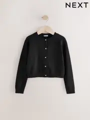 Black Button Up Cardigan (3-16yrs) (E29010) | $24 - $35