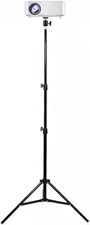 Universal Floor Tripod Home Projector Bracket Bedside Desktop Hole Free 6mm Telescopic Triangle Bracket for Office(Large)