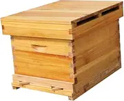 CIMAXIC Beehive for Beekeeping Wooden Pollination Box Outdoor Use Sturdy Construction Easy to Move