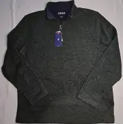 Mens Izod 1/4 Long Sleeve Sweater Fleece Size Large - NWT NEW