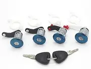 Lock Set Front Left Right Sliding Door Barrel Tailgate, for Vauxhall, Movano 1998-2010 Car Door Lock Latch