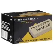 Prismacolor 73201 MAGIC RUB Rectangular Eraser for Pencil/Ink Marks (1-DZ) New