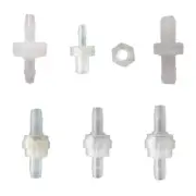Plastic One Way Inline Check Val ve Non Return Fit for Fuel Die sel Gas Liquid