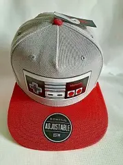 Nintendo NES CONTROLLER SNAPBACK BALLCAP HAT Mario Video Game OSFM Adult/Teen