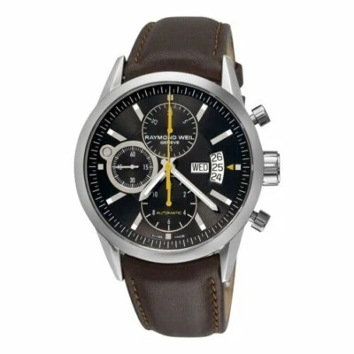 Raymond Weil Freelancer Chronograph Brown Leather Men's Watch 7730-STC-20101