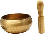 JOINPAYA 1 set Singing Bowl with Mallet Meditation Bowl for Yoga Relaxation Portable Spiritual Tool for Mindfulness and Healing for Home Travel