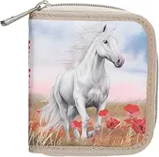 [Depesche] Miss Melody Poppy Sand Wallet for Girls with Horses, red, S, Modern