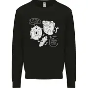 Storage Father Flash Drive CD ROM Floppy Kids Sweatshirt Jumper
