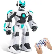 HPROMOT Carle, the Robot Interactive Gaming Figure Remote-Controlled Robot for Kids, White, 11.5 x 4.8 x 15.7 inches, Ages 3-15