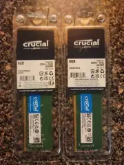 Crucial 16GB (2x8GB) DDR4 2400 PC4-2400MHz 288pin 1.2V Desktop Memory UDIMM RAM