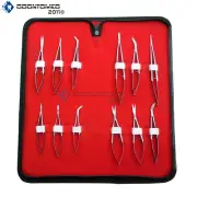 17 PC CASTROVIEJO MCPHERSON VANNAS WESTCOTT TENOTOMY MICRO SURGERY SCISSORS KIT