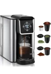 SIFENE Single Serve Coffee Maker, 3 in 1 Coffee Machine, Personal K-Pod Capsule