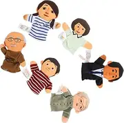 DRESSOOS 1 Set Finger Puppets Family Themed Educational for Storytelling Pretend Play and Creative Learning for Preschoolers