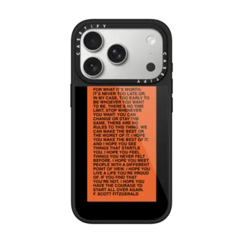 iPhone 17 Pro Glaze Case MagSafe Compatible For What It's Worth Phone Case by Quotes by Christie