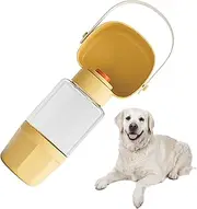 Portable Dog Food and Water Dispenser,Dog Drinking Cup Food Feeder Puppy Water Bowl - Leakproof Water Bowl, Lightweight Dog Stuff Accessories for Cats, Dogs