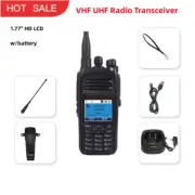 DM-R89 1.77" 3KM 3000CH DMR Radio VHF UHF Radio Handheld Transceiver Dual Band