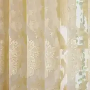 Curtain For Living Room Jacquared Sheer Tulle in Kitchen Door Bedroom Curtains