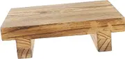 DOITOOL Vintage Wooden Small Stool for Home Decoration Foot Stool for Stylish Desktop Storage Rack Multi Purpose Rustic Design for Living Bedroom