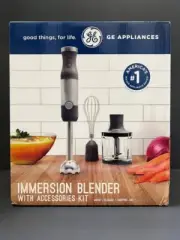 GE Immersion Blender with Accessories Kit