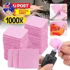 1000x Lint Free Wipes Nail Polish Remover Pad Manicure Pedicure Cleaning ToolHOT
